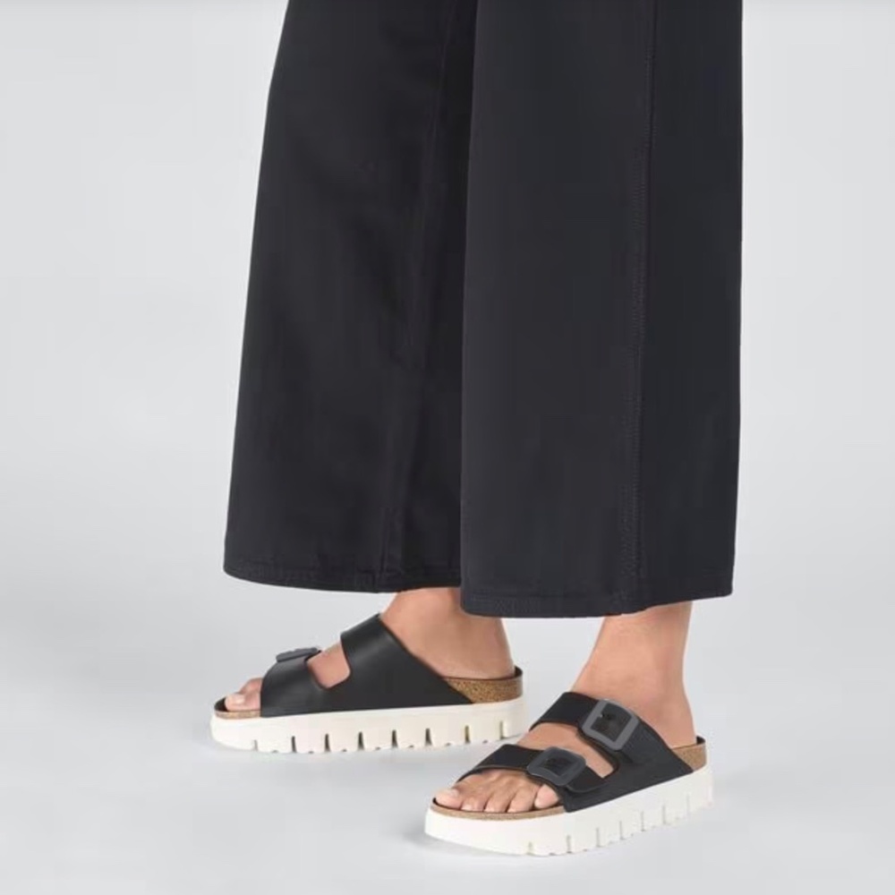 Birkenstock Papillio Chunky Platform Leather Black_Size 40